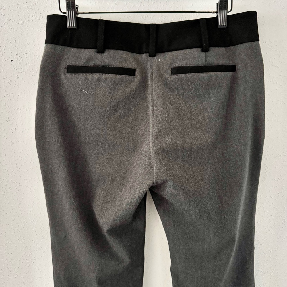 NY&Co Petite Grey Slim Stretch Mid-Rise Ankle Trouser Pants Women's sz 8 Medium - Picture 5 of 6